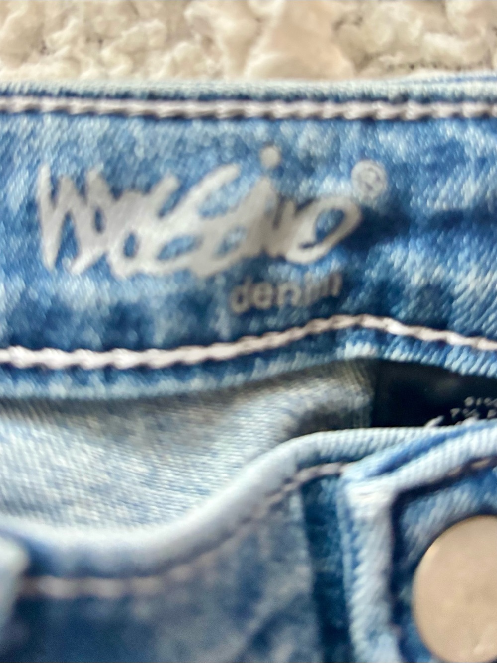 Mossimo Supply Co. Light Blue Straight-Leg Jeans